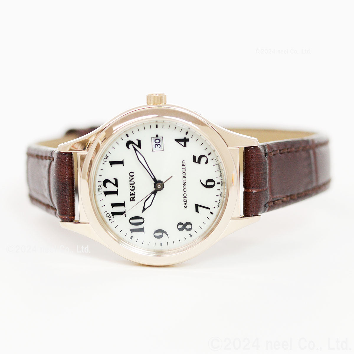シチズン レグノ CITIZEN REGUNO ソーラーテック 電波時計 腕時計 レディース スタンダード KS1-228-30