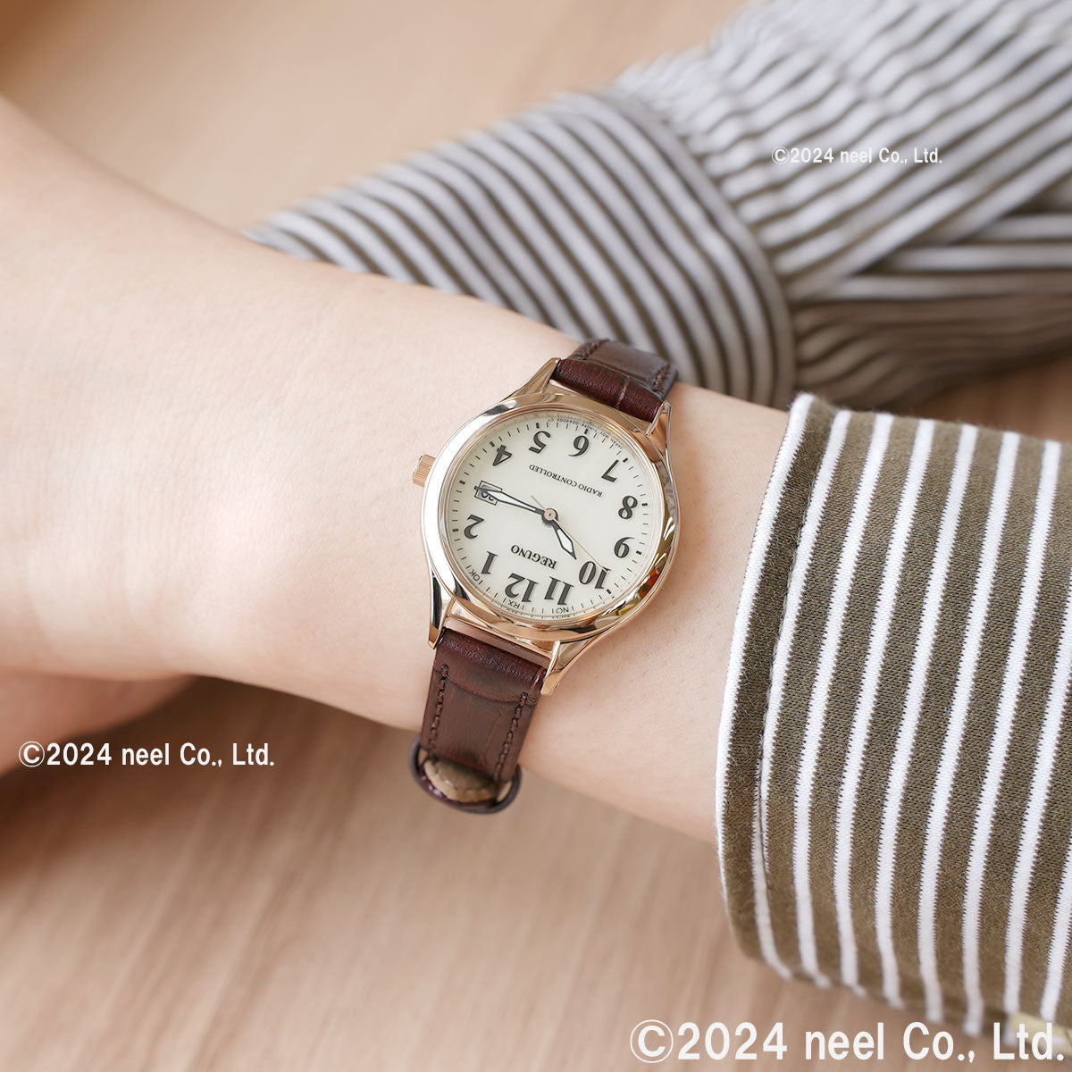 シチズン レグノ CITIZEN REGUNO ソーラーテック 電波時計 腕時計 レディース スタンダード KS1-228-30