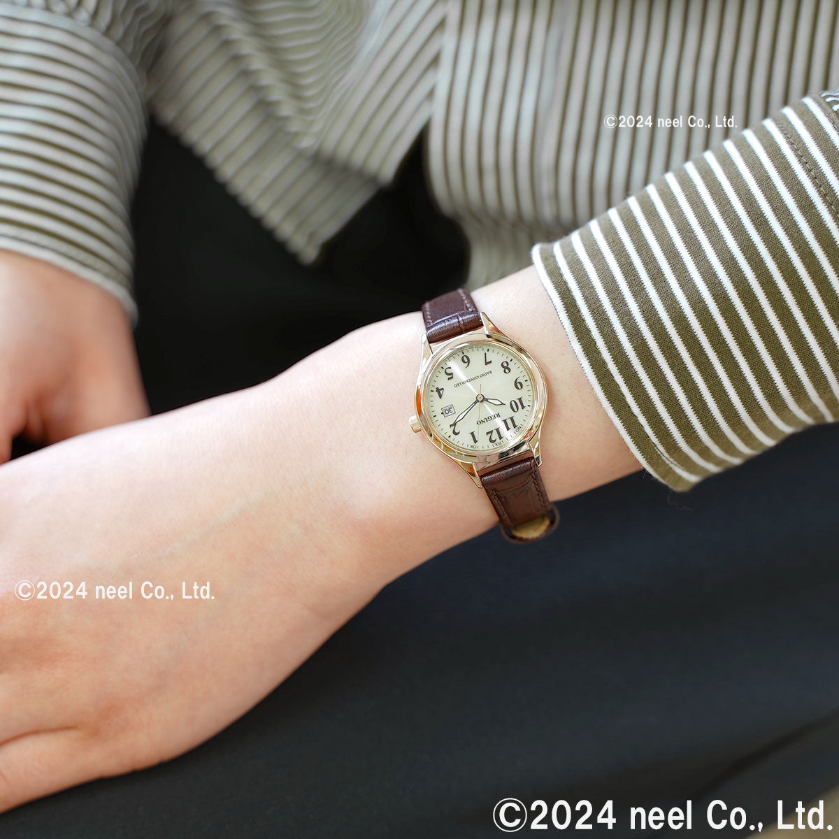 シチズン レグノ CITIZEN REGUNO ソーラーテック 電波時計 腕時計 レディース スタンダード KS1-228-30