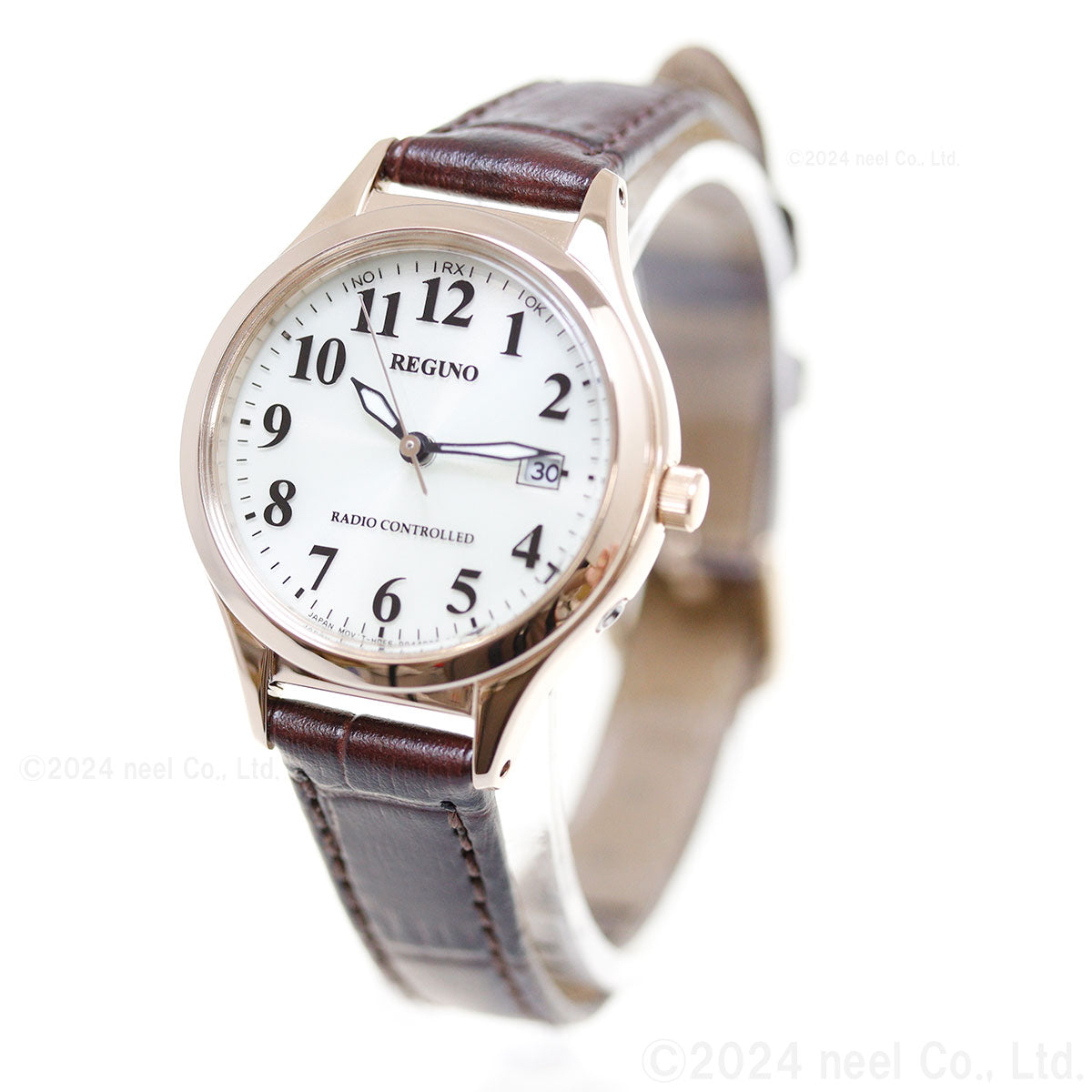 シチズン レグノ CITIZEN REGUNO ソーラーテック 電波時計 腕時計 レディース スタンダード KS1-228-30