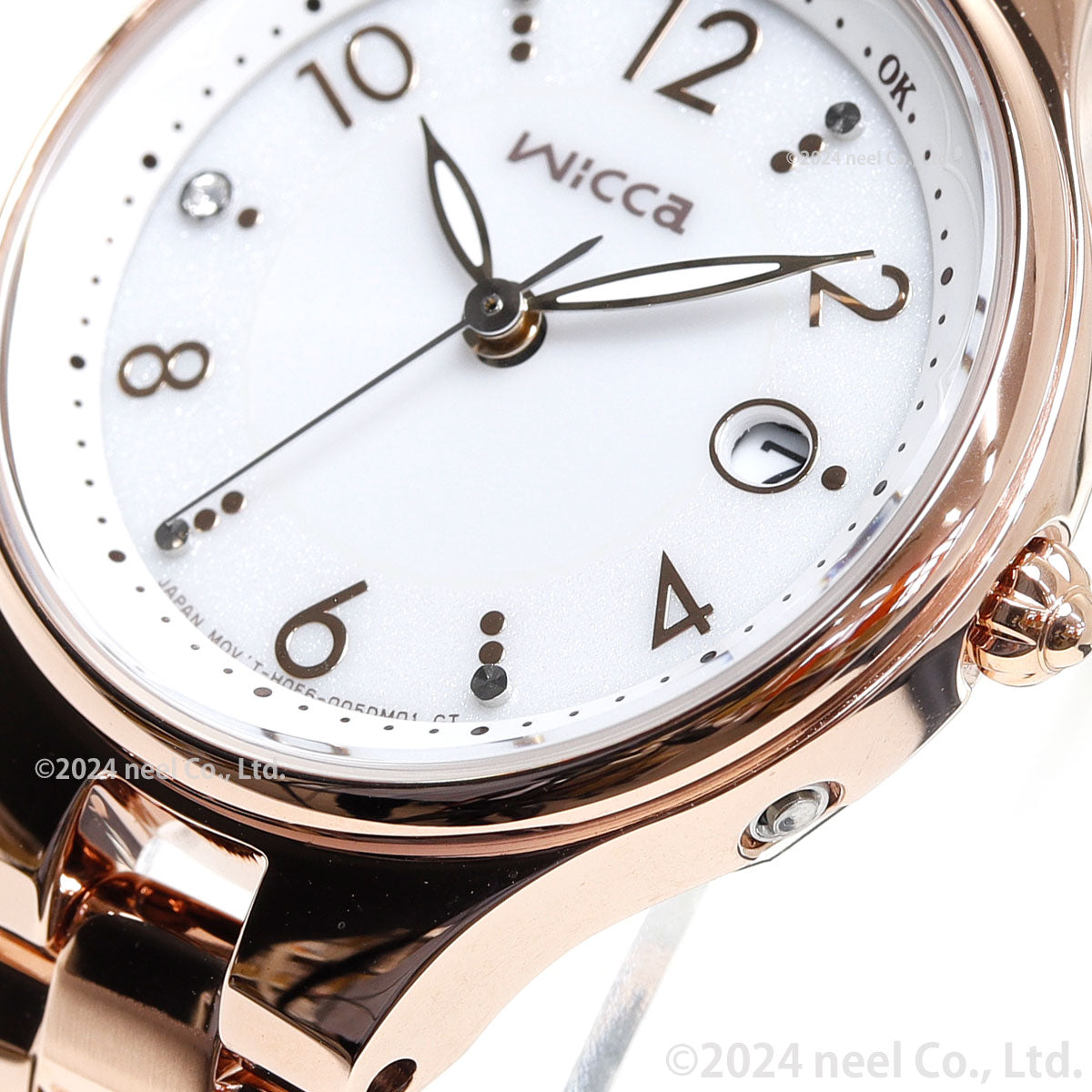 シチズン ウィッカ CITIZEN wicca ソーラーテック 電波時計 腕時計 レディース KS1-864-13【2025 新作】