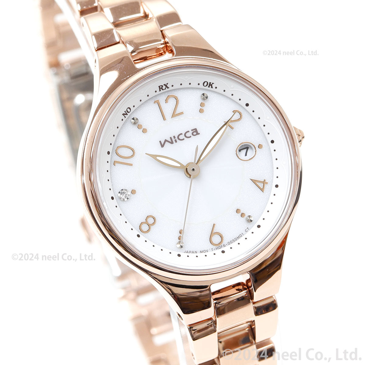 シチズン ウィッカ CITIZEN wicca ソーラーテック 電波時計 腕時計 レディース KS1-864-13【2025 新作】