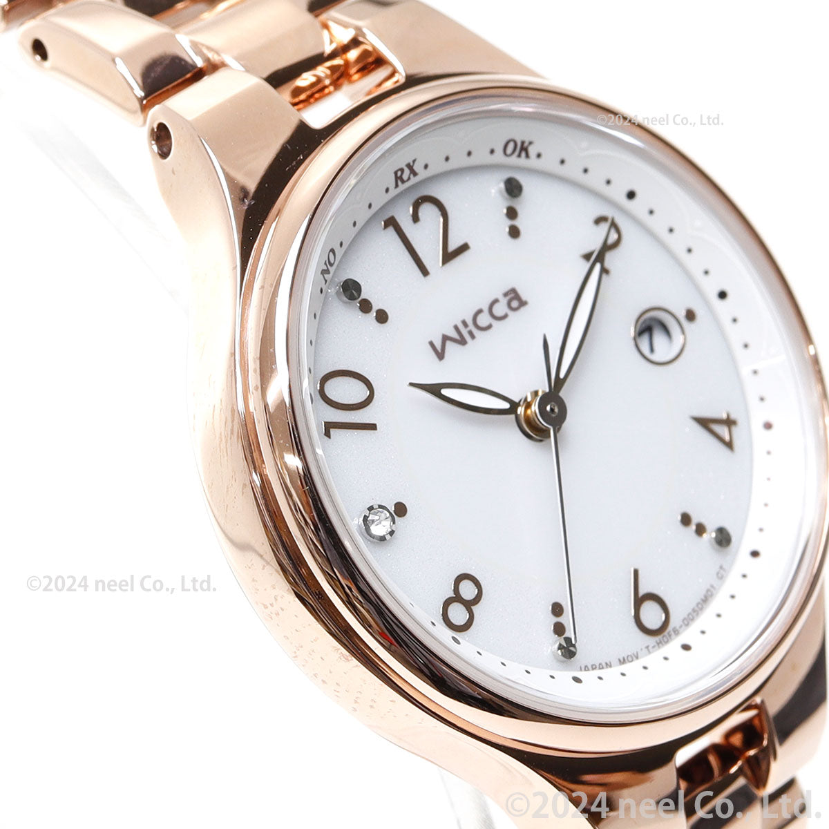 シチズン ウィッカ CITIZEN wicca ソーラーテック 電波時計 腕時計 レディース KS1-864-13【2025 新作】