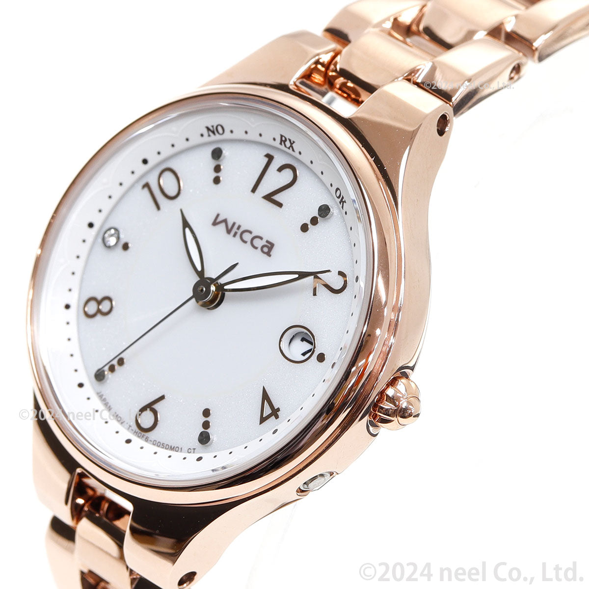 シチズン ウィッカ CITIZEN wicca ソーラーテック 電波時計 腕時計 レディース KS1-864-13【2025 新作】