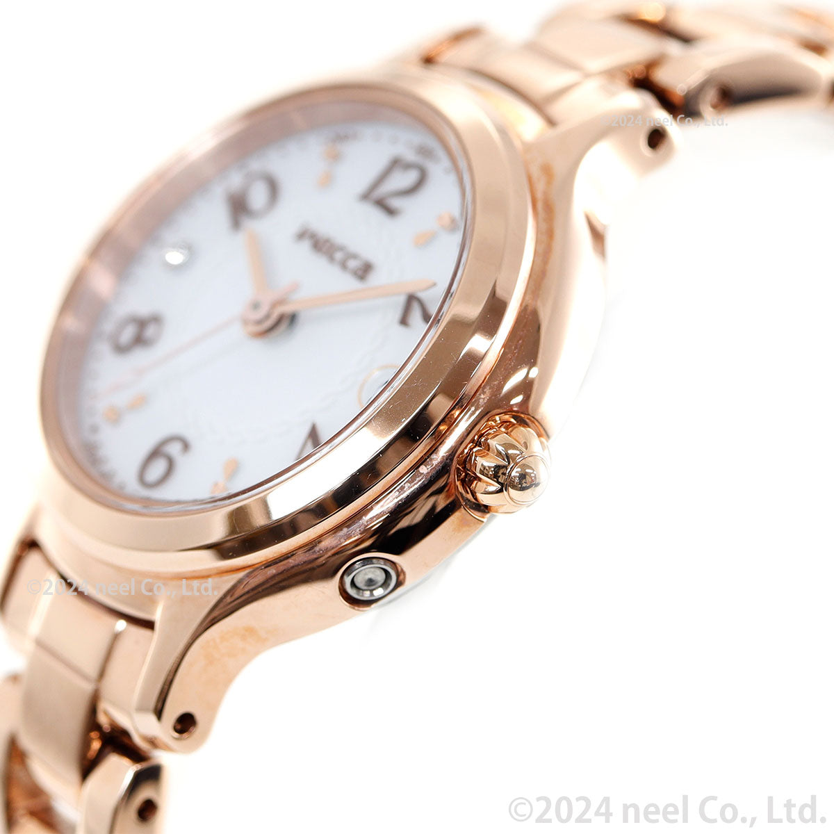 シチズン ウィッカ CITIZEN wicca ソーラーテック 電波時計 腕時計 レディース マスコミモデル KS1-961-11 ホワイト