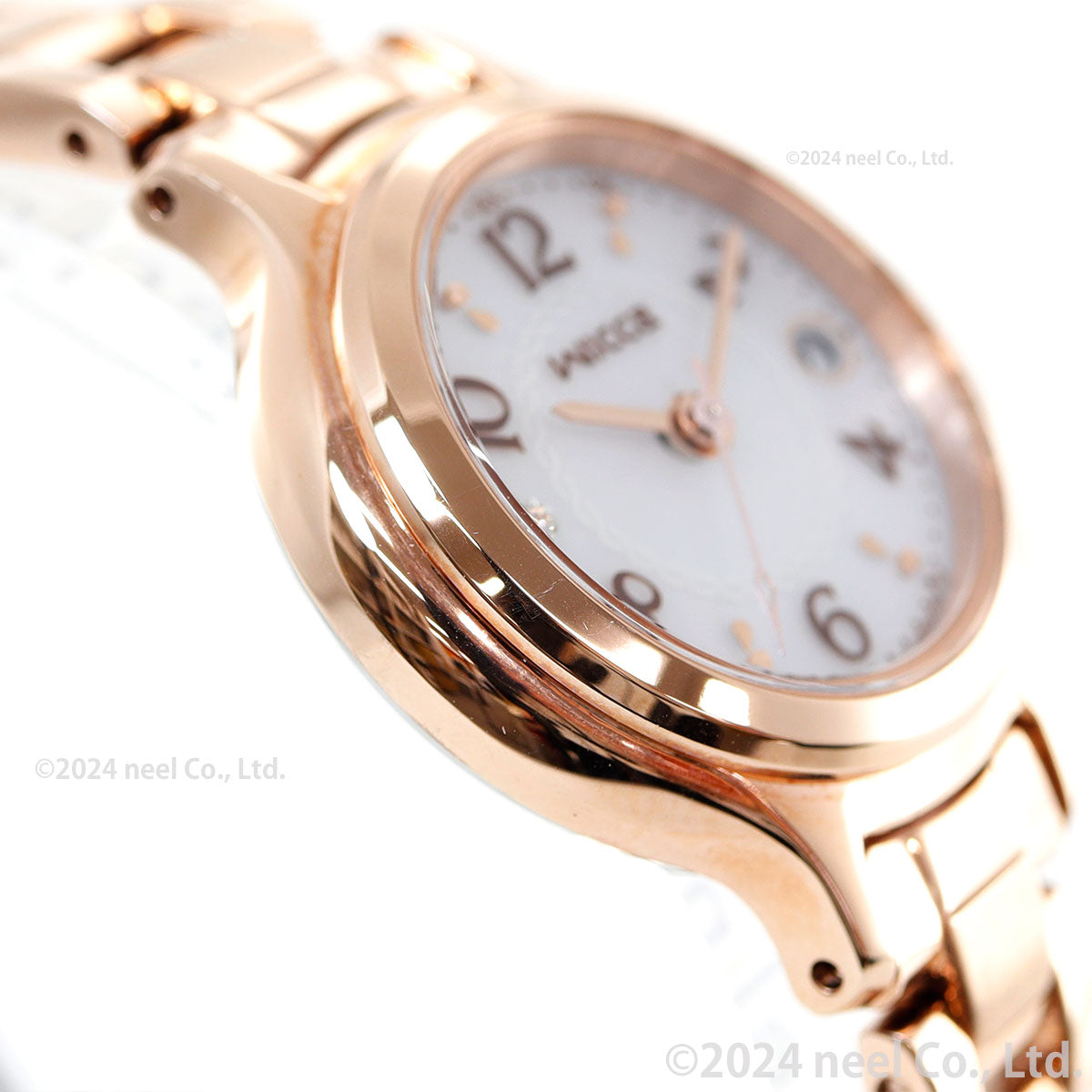 シチズン ウィッカ CITIZEN wicca ソーラーテック 電波時計 腕時計 レディース マスコミモデル KS1-961-11 ホワイト