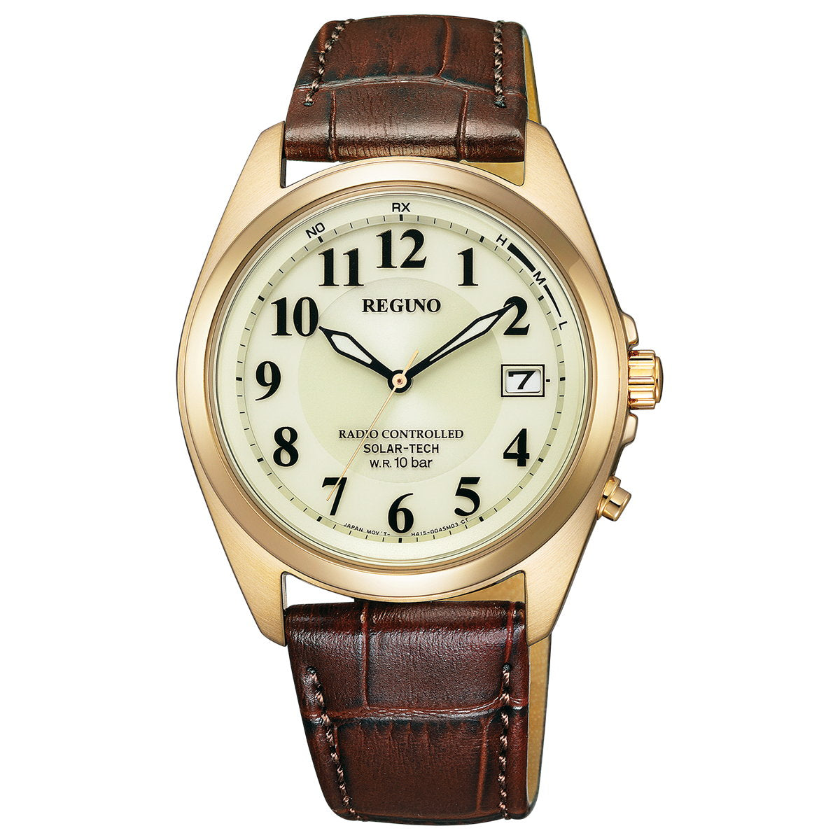 シチズン レグノ CITIZEN REGUNO ソーラーテック 電波時計 腕時計 メンズ スタンダード KS3-123-80
