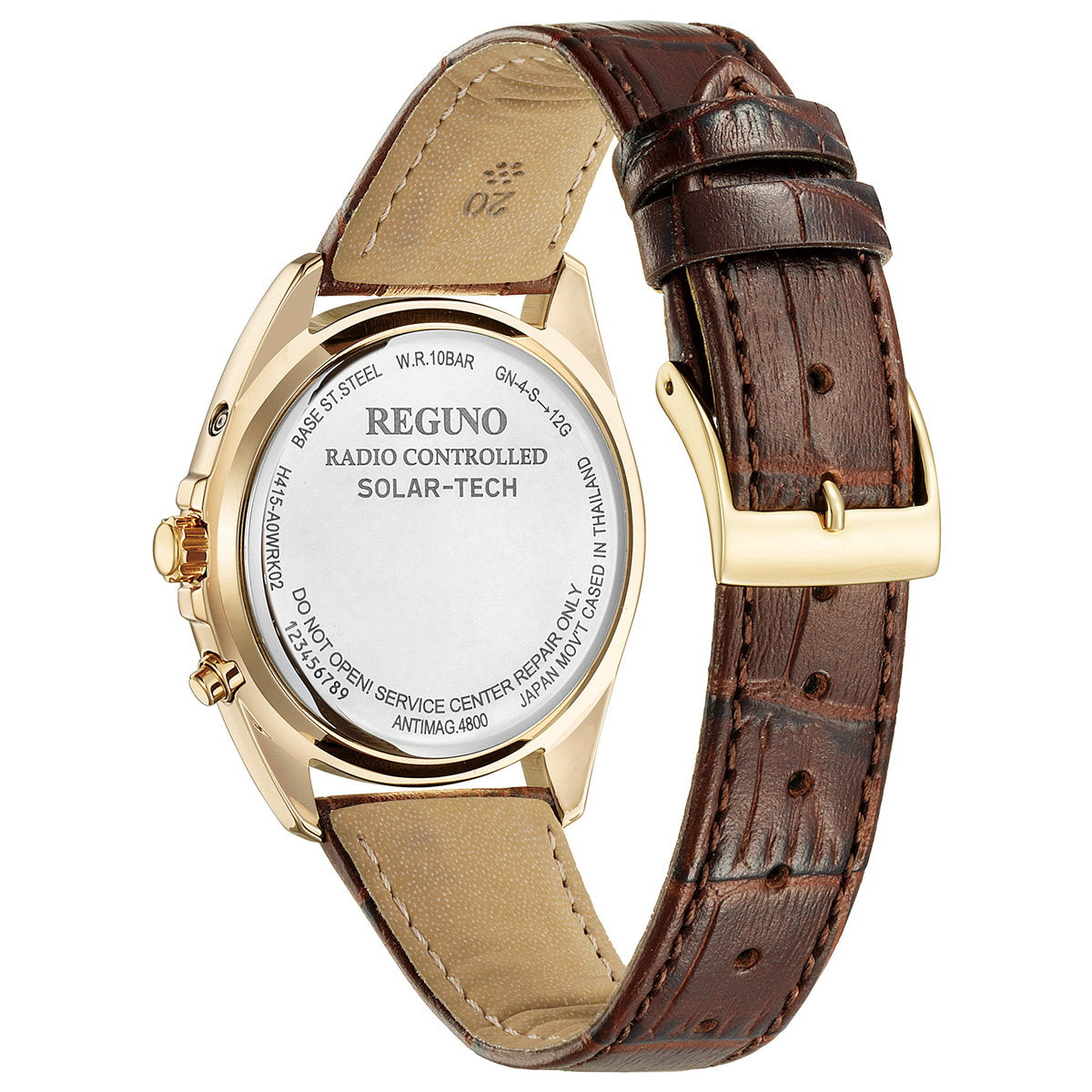 シチズン レグノ CITIZEN REGUNO ソーラーテック 電波時計 腕時計 メンズ スタンダード KS3-123-80