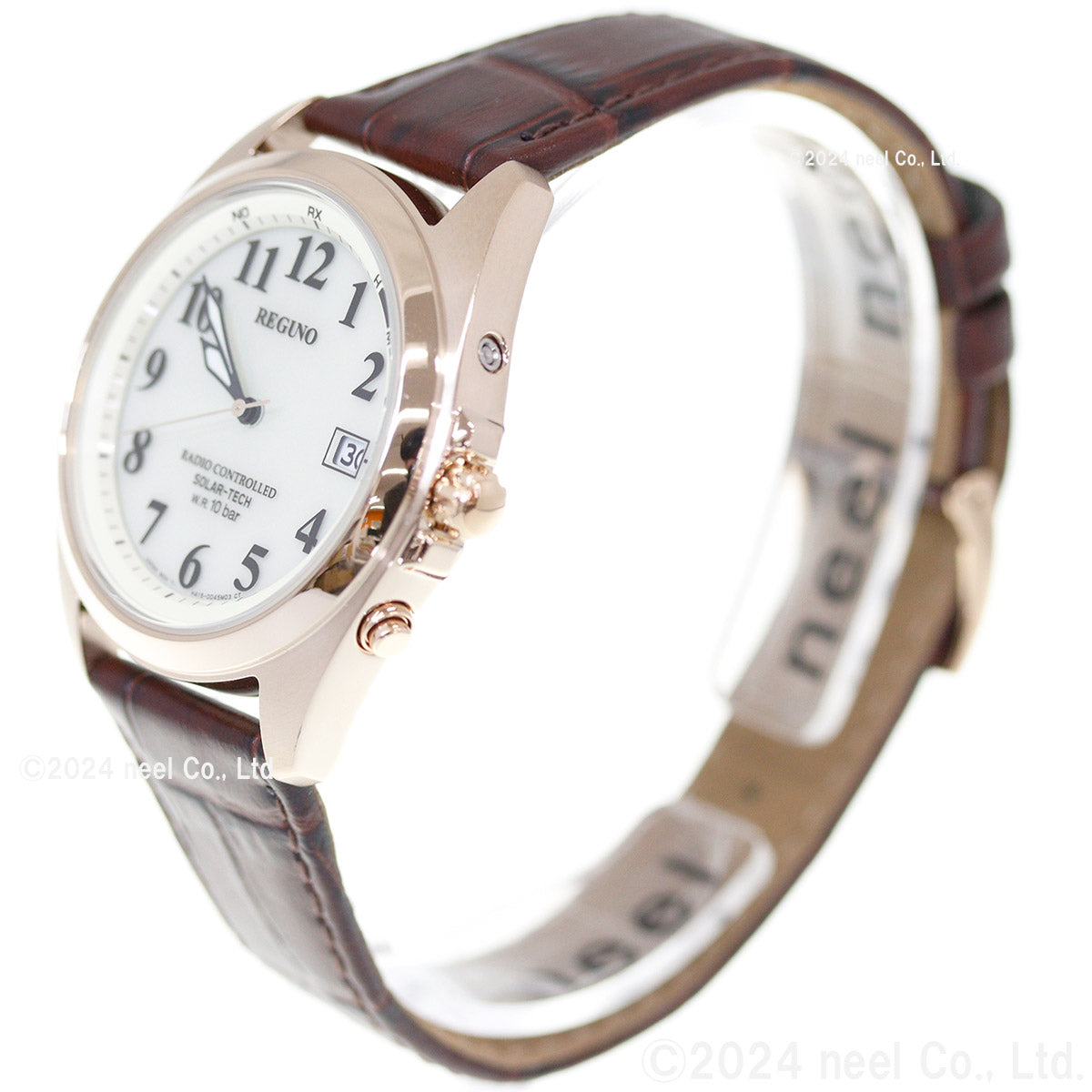 シチズン レグノ CITIZEN REGUNO ソーラーテック 電波時計 腕時計 メンズ スタンダード KS3-123-80