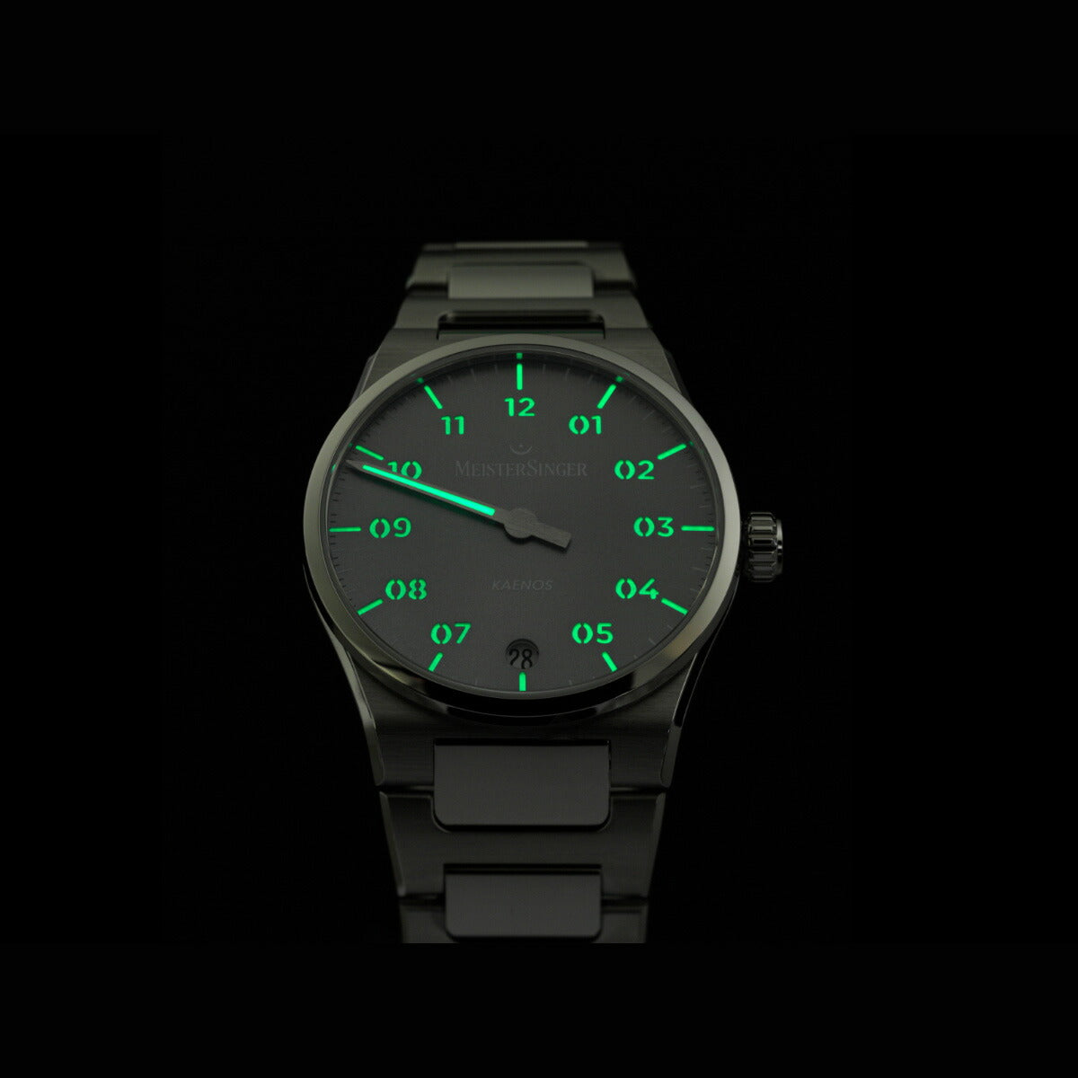 マイスタージンガー MeisterSinger カエノス サンバースト アイスブルー Kaenos Sunburst Ice Blue 自動巻き 腕時計 メンズ レディース KS914【2025 新作】