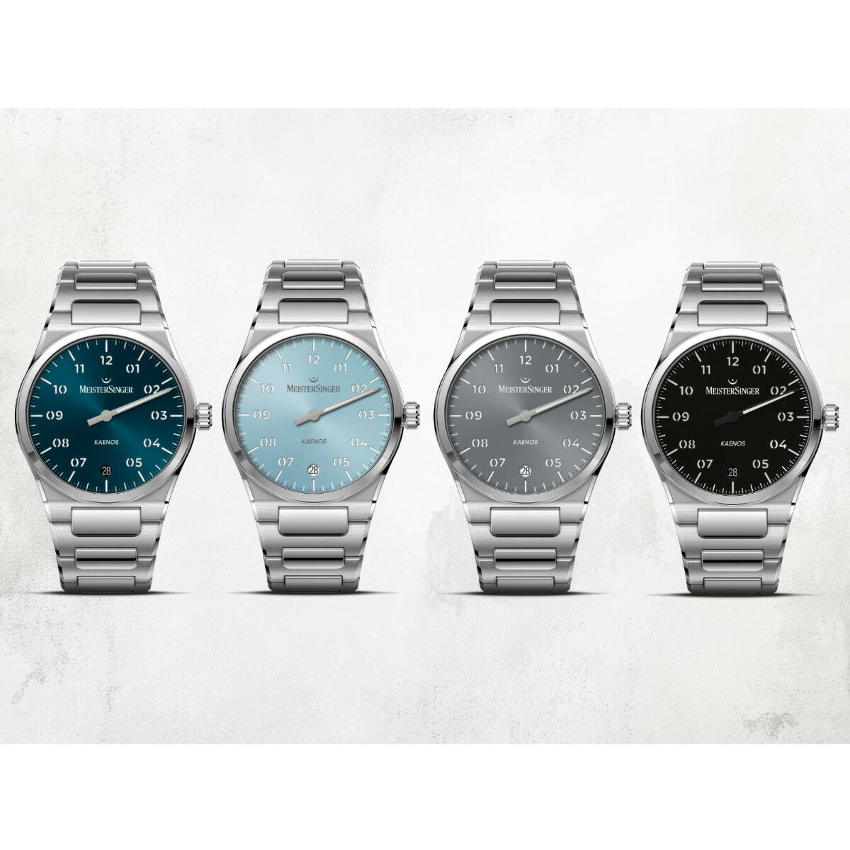 マイスタージンガー MeisterSinger カエノス サンバースト グレー Kaenos Sunburst Grey 自動巻き 腕時計 メンズ レディース KS927【2025 新作】