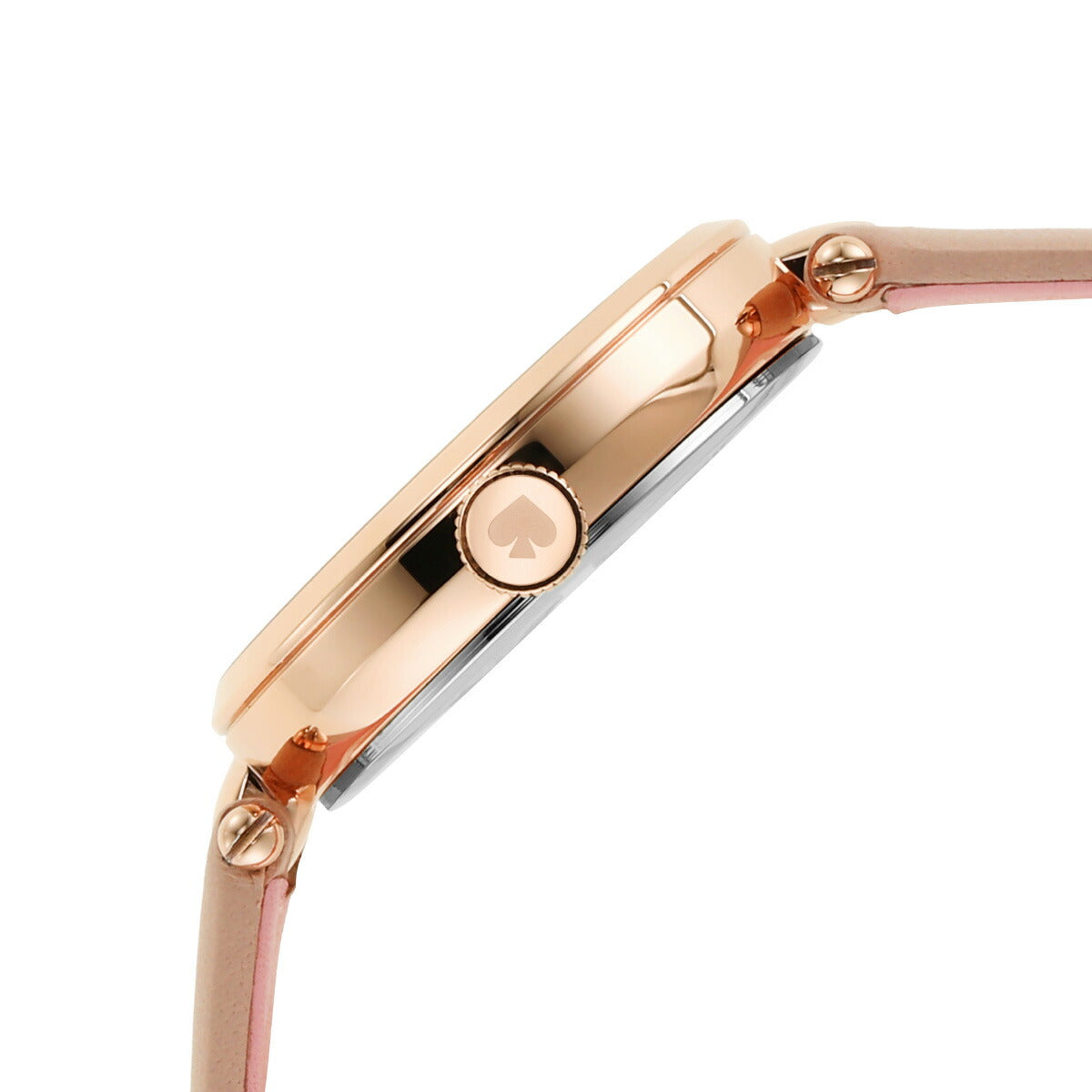 ケイトスペード ニューヨーク kate spade new york 腕時計 レディース ホランド スリーハンド ピンク レザーウォッチ KSW1740