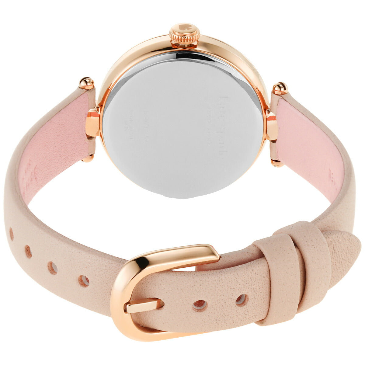 ケイトスペード ニューヨーク kate spade new york 腕時計 レディース ホランド スリーハンド ピンク レザーウォッチ KSW1740