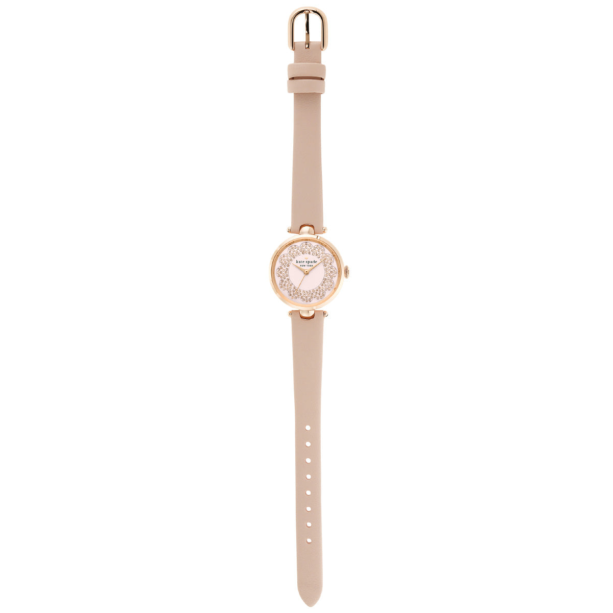 ケイトスペード ニューヨーク kate spade new york 腕時計 レディース ホランド スリーハンド ピンク レザーウォッチ KSW1740