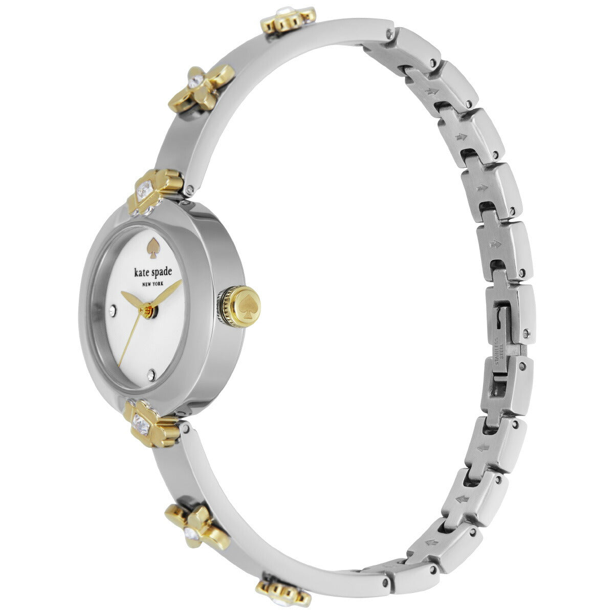ケイトスペード ニューヨーク kate spade new york 腕時計 レディース MONROE ツートーン ステンレススチール ブレスレットウォッチ KSW1836