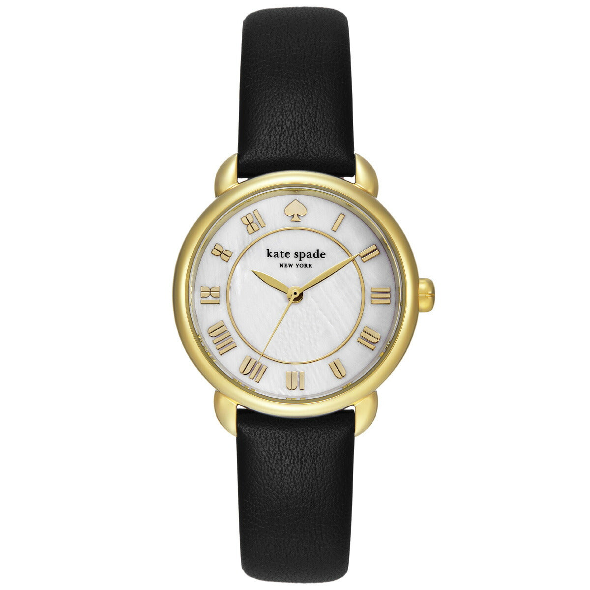 ケイトスペード ニューヨーク kate spade new york 腕時計 レディース LILY AVENUE ブラックレザーウォッチ KSW1840