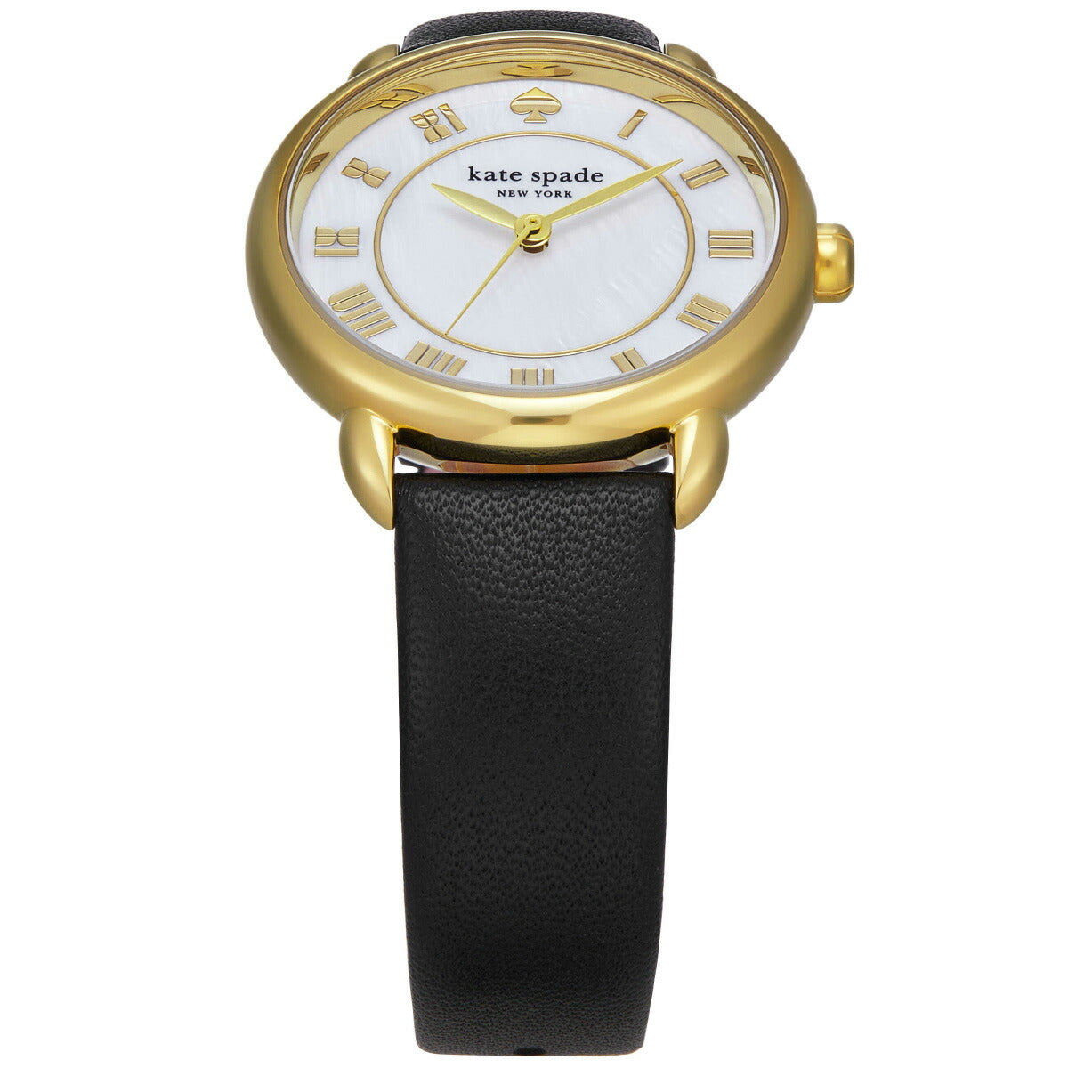 ケイトスペード ニューヨーク kate spade new york 腕時計 レディース LILY AVENUE ブラックレザーウォッチ KSW1840