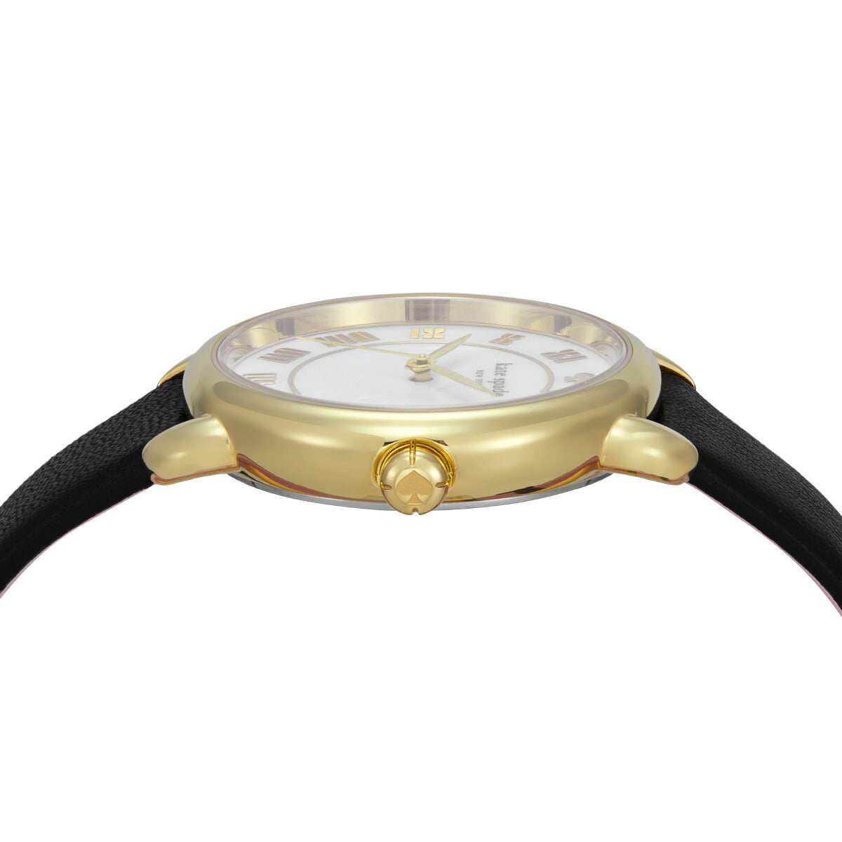 ケイトスペード ニューヨーク kate spade new york 腕時計 レディース LILY AVENUE ブラックレザーウォッチ KSW1840