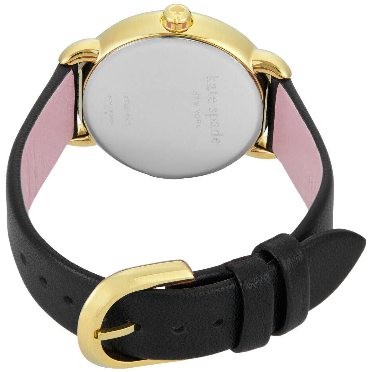 ケイトスペード ニューヨーク kate spade new york 腕時計 レディース LILY AVENUE ブラックレザーウォッチ KSW1840