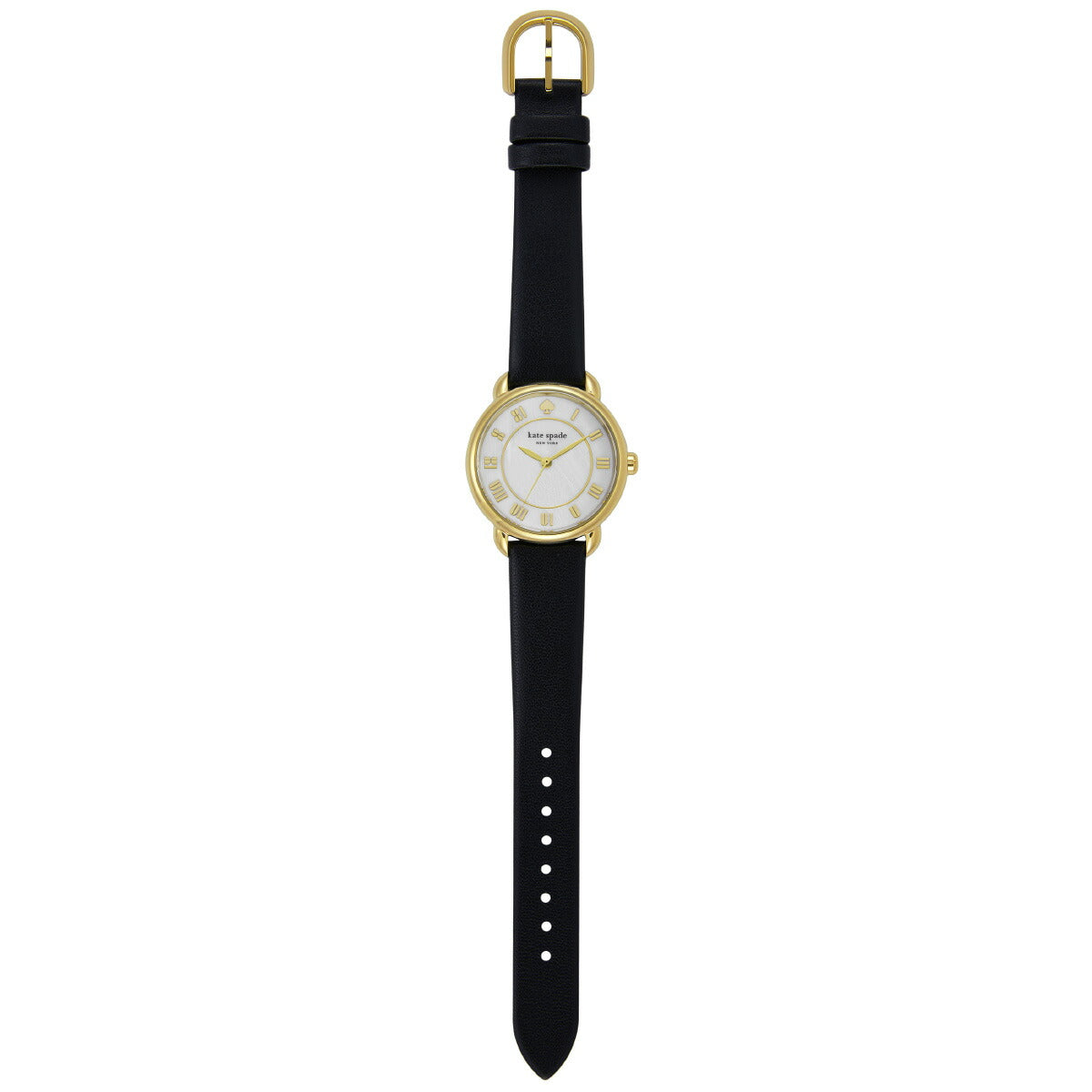 ケイトスペード ニューヨーク kate spade new york 腕時計 レディース LILY AVENUE ブラックレザーウォッチ KSW1840