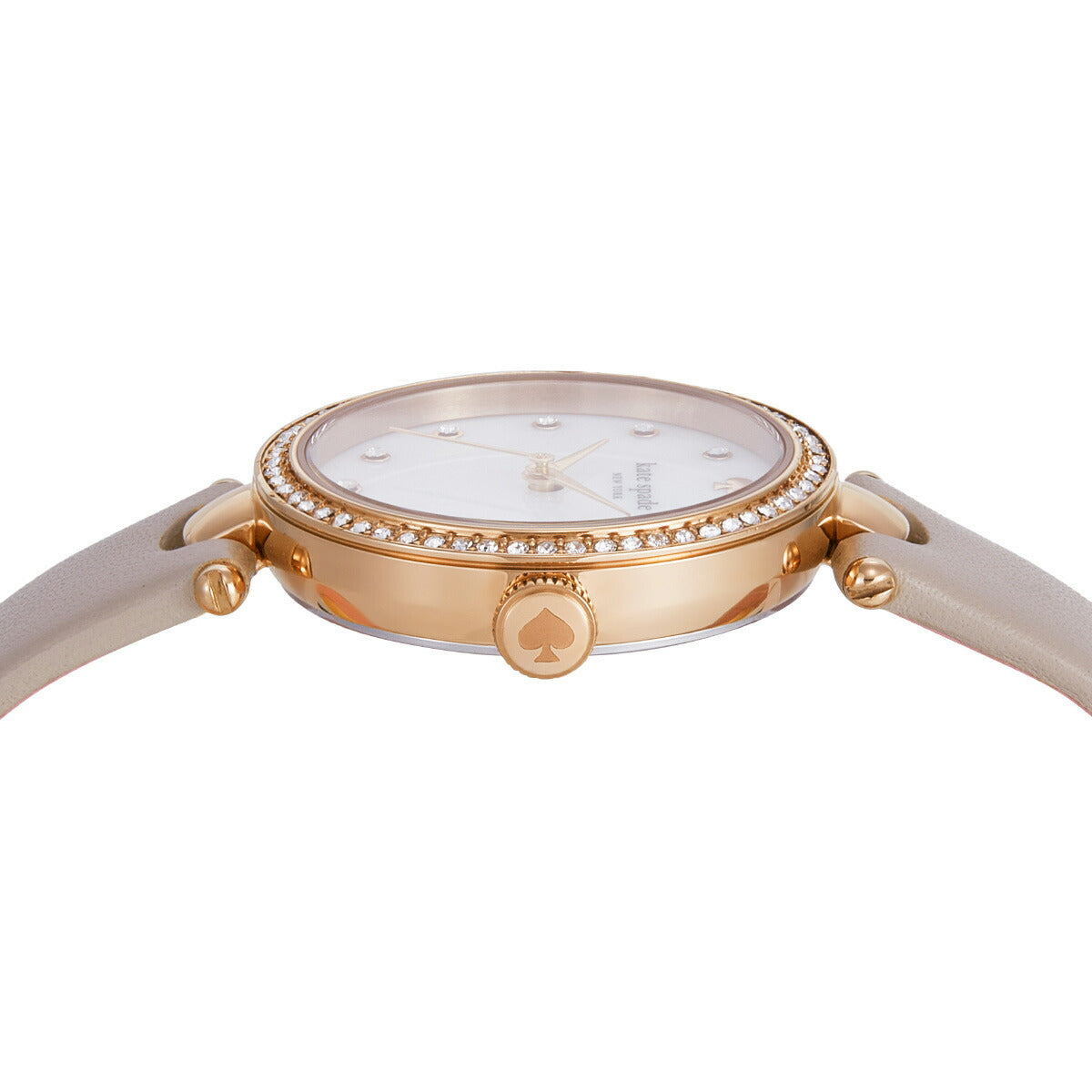 ケイトスペード ニューヨーク kate spade new york 腕時計 レディース HOLLAND グレーレザーウォッチ KSW1846
