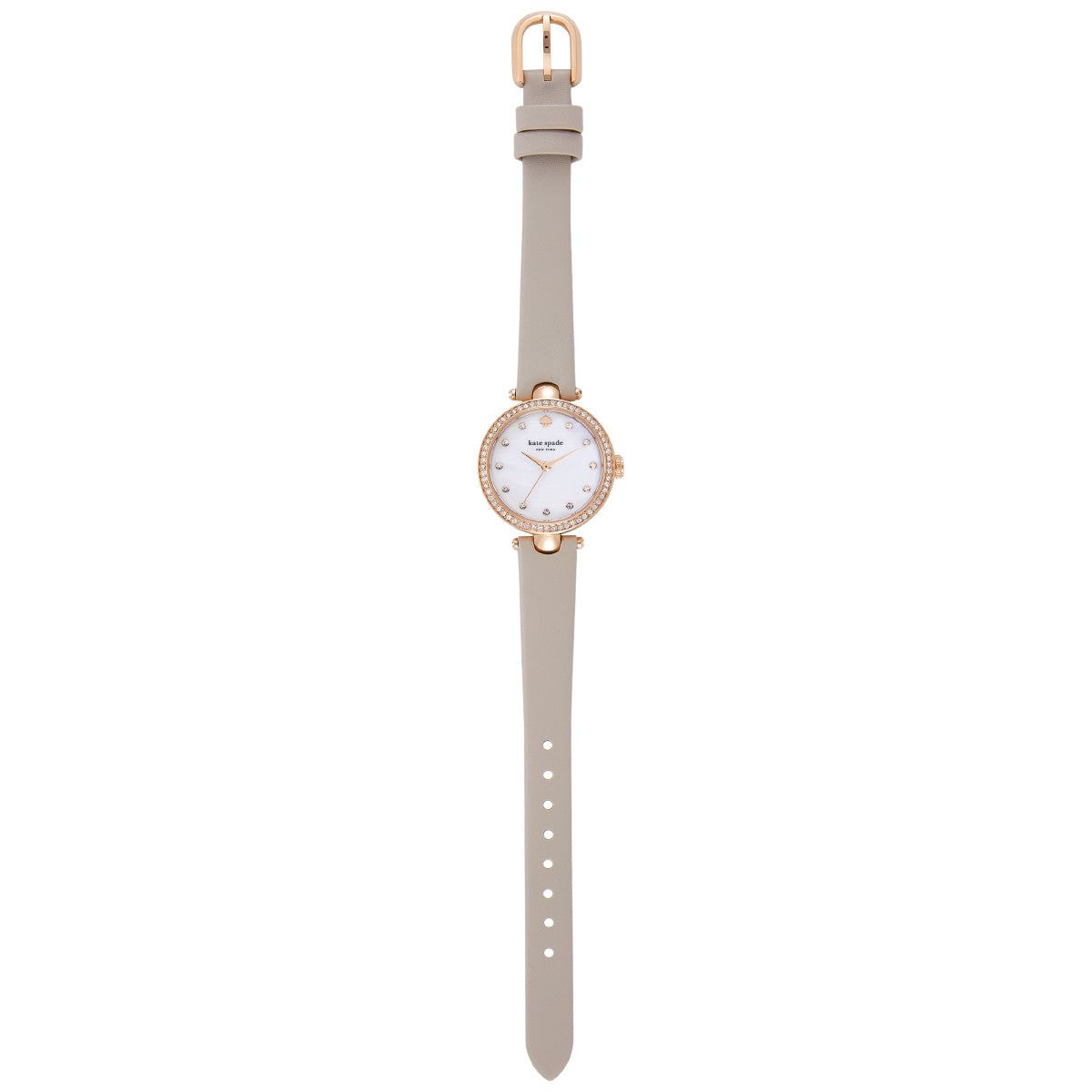 ケイトスペード ニューヨーク kate spade new york 腕時計 レディース HOLLAND グレーレザーウォッチ KSW1846
