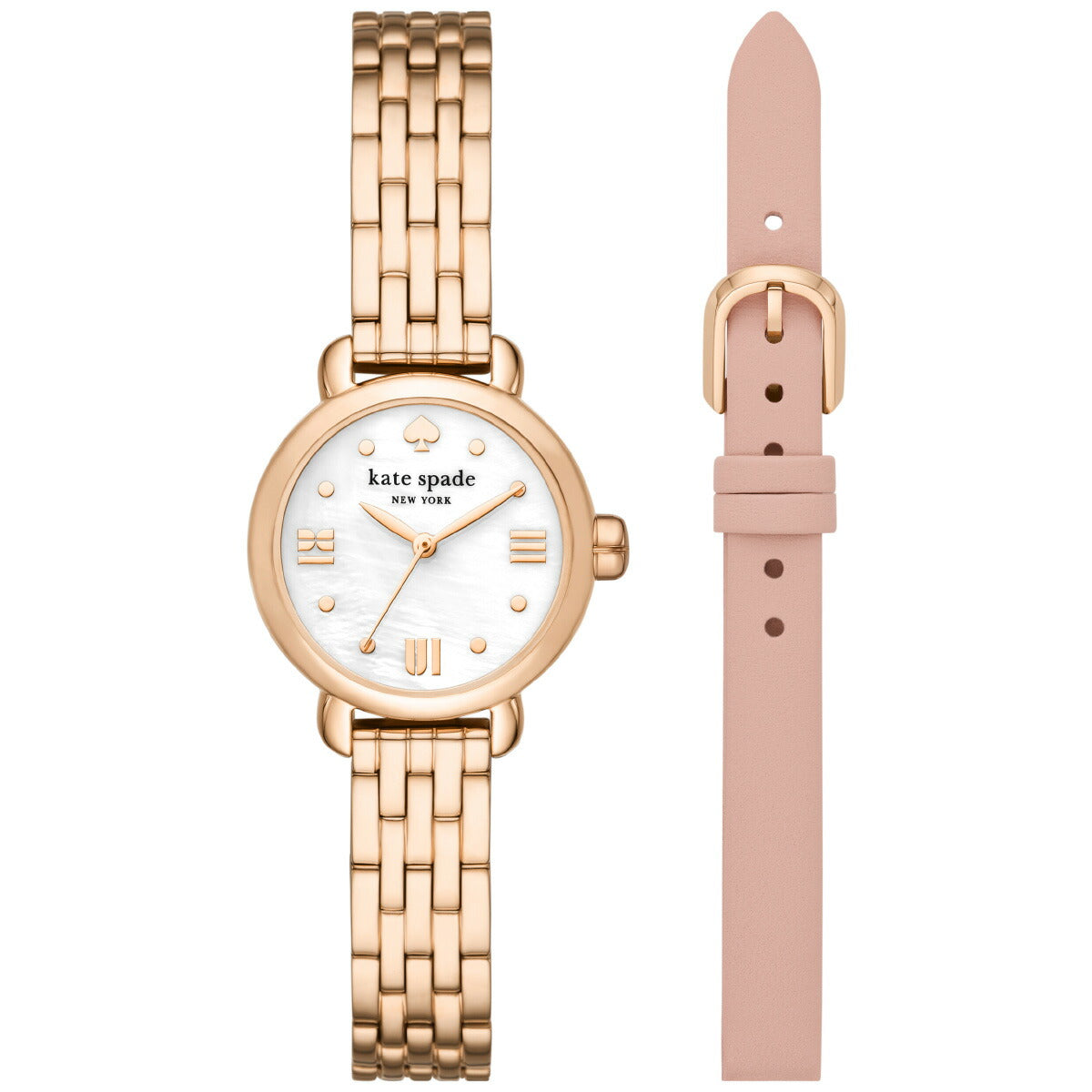 ケイトスペード ニューヨーク kate spade new york 腕時計 レディース LILY AVENUE ローズゴールドトーン ステンレススチールウォッチセット KSW1853SET