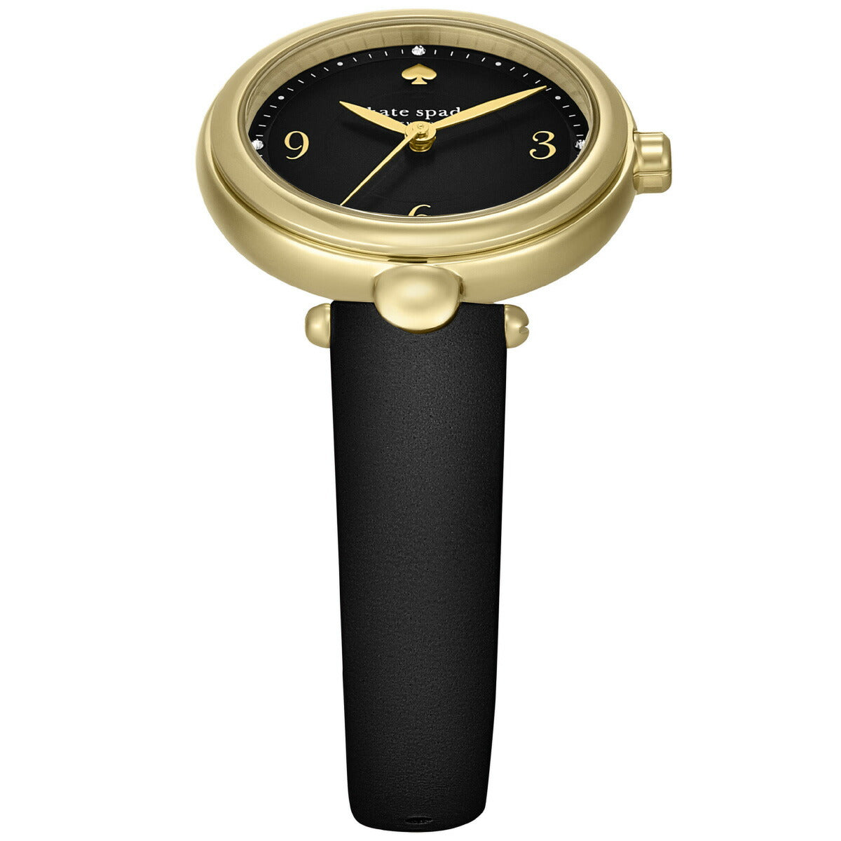 ケイトスペード ニューヨーク kate spade new york 腕時計 レディース グレイシー ラウンド ブラック ストラップ KSW1869【2025 新作】