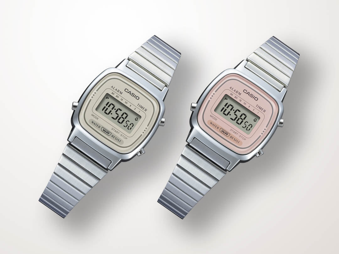 カシオ CASIO CLASSIC 限定モデル デジタル 腕時計 レディース LA670WEA-8AJF ライトベージュ