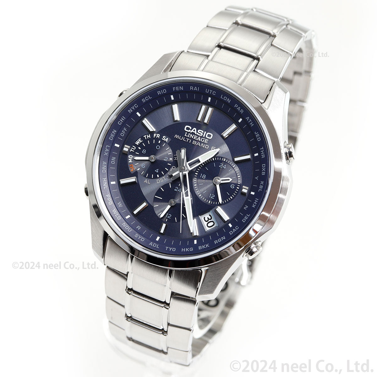 カシオ リニエージ CASIO LINEAGE 電波 ソーラー 電波時計 腕時計 メンズ クロノグラフ アナログ LIW-M610D-2AJF