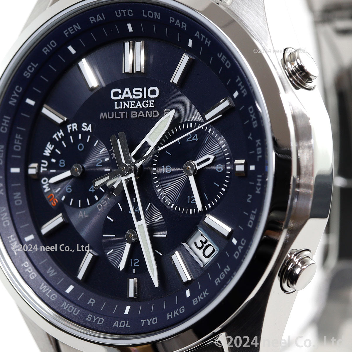 カシオ リニエージ CASIO LINEAGE 電波 ソーラー 電波時計 腕時計 メンズ クロノグラフ アナログ LIW-M610D-2AJF