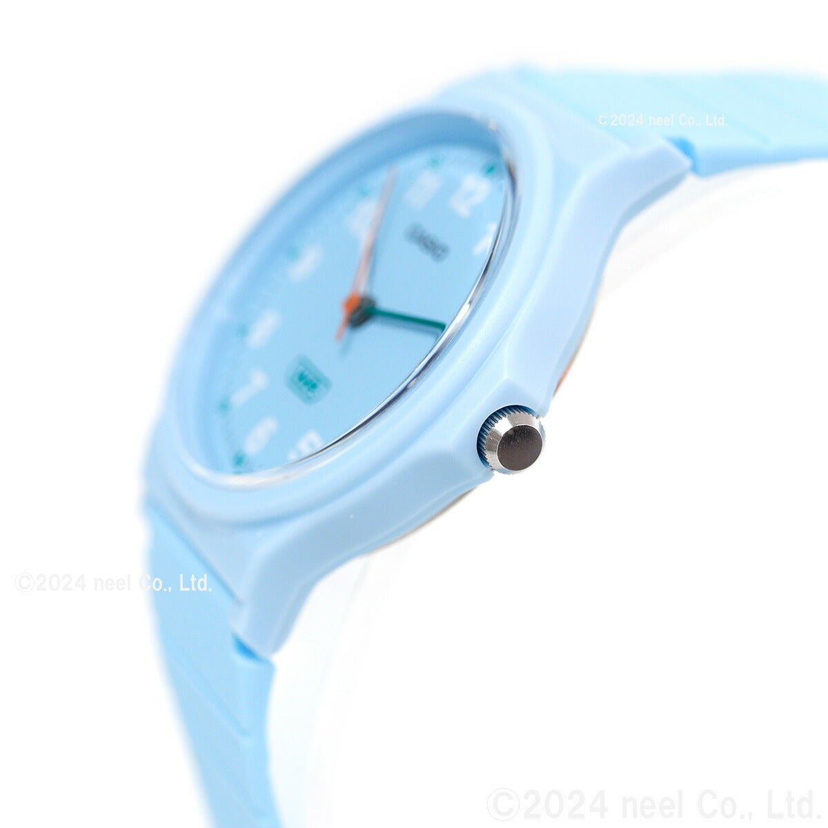 カシオ コレクション CASIO Collection アナログ 腕時計 レディース LQ-24B-2BJF ライトブルー【2024 新作】