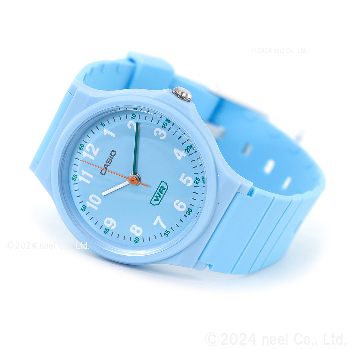 カシオ コレクション CASIO Collection アナログ 腕時計 レディース LQ-24B-2BJF ライトブルー【2024 新作】