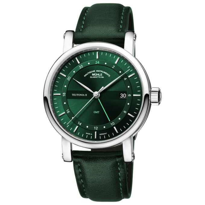 ミューレ グラスヒュッテ Muhle Glashutte テイトニア II GMT Teutonia II GMT 自動巻き 腕時計 M1-33-96-LB-I【正規品】【60回分割手数料無料!】