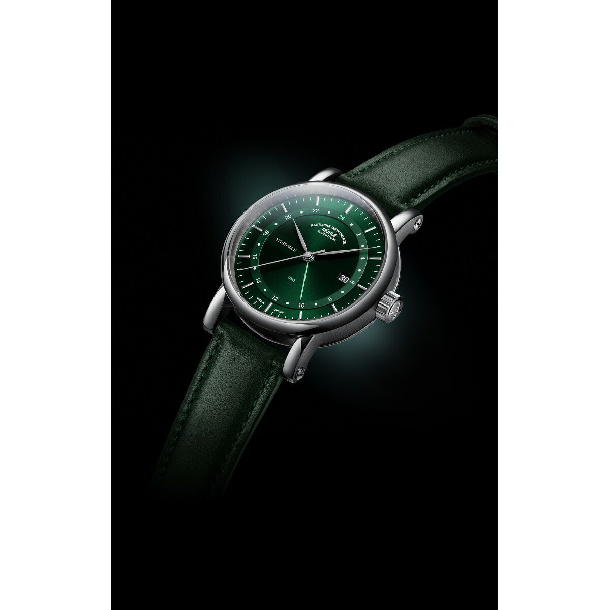 ミューレ グラスヒュッテ Muhle Glashutte テイトニア II GMT Teutonia II GMT 自動巻き 腕時計 M1-33-96-LB-I【正規品】【60回分割手数料無料!】