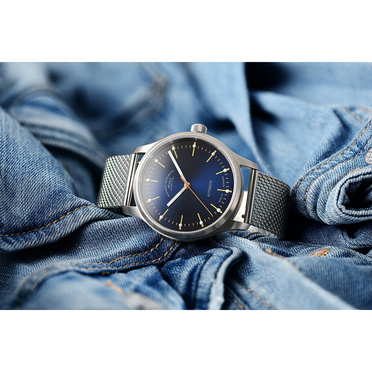 ミューレ グラスヒュッテ Muhle Glashutte パノヴァ ブルー Panova Blue 腕時計 メンズ 自動巻き M1-40-72-MB-II ドイツ製【正規品】【60回分割手数料無料!】