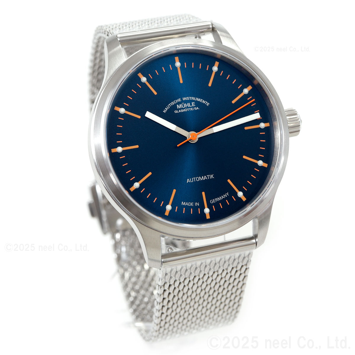 ミューレ グラスヒュッテ Muhle Glashutte パノヴァ ブルー Panova Blue 腕時計 メンズ 自動巻き M1-40-72-MB-II ドイツ製【正規品】【60回分割手数料無料!】