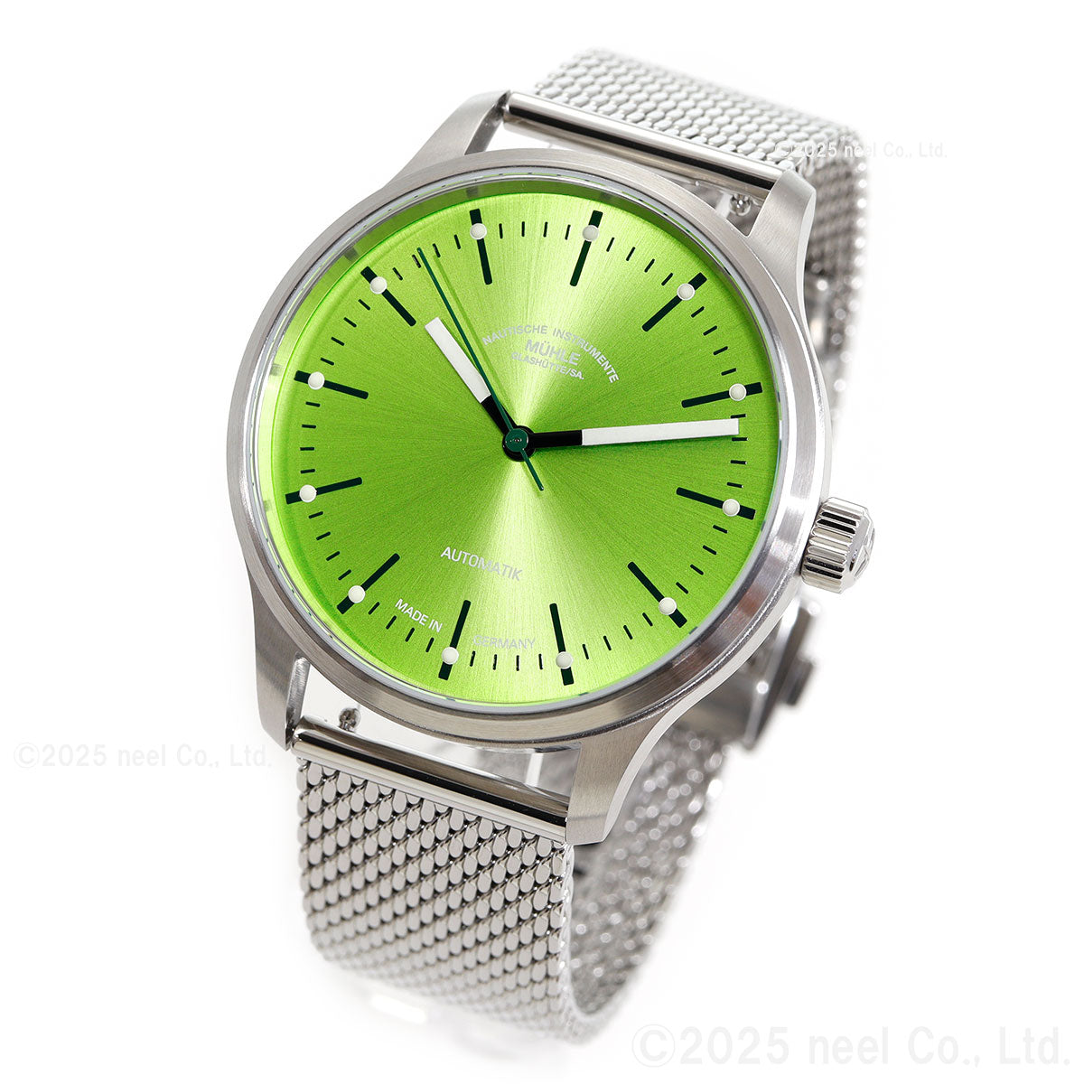 ミューレ グラスヒュッテ Muhle Glashutte パノヴァ ライム Panova Lime 腕時計 自動巻き M1-40-76-1-MB-II【2025 新作】【正規品】【60回分割手数料無料!】