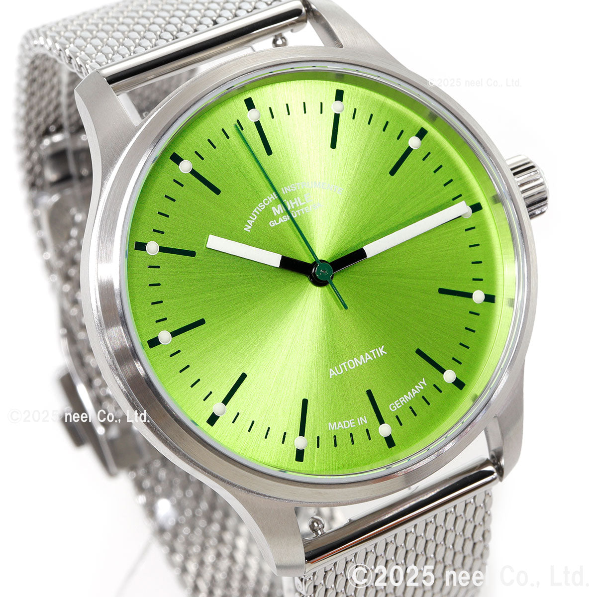 ミューレ グラスヒュッテ Muhle Glashutte パノヴァ ライム Panova Lime 腕時計 自動巻き M1-40-76-1-MB-II【2025 新作】【正規品】【60回分割手数料無料!】