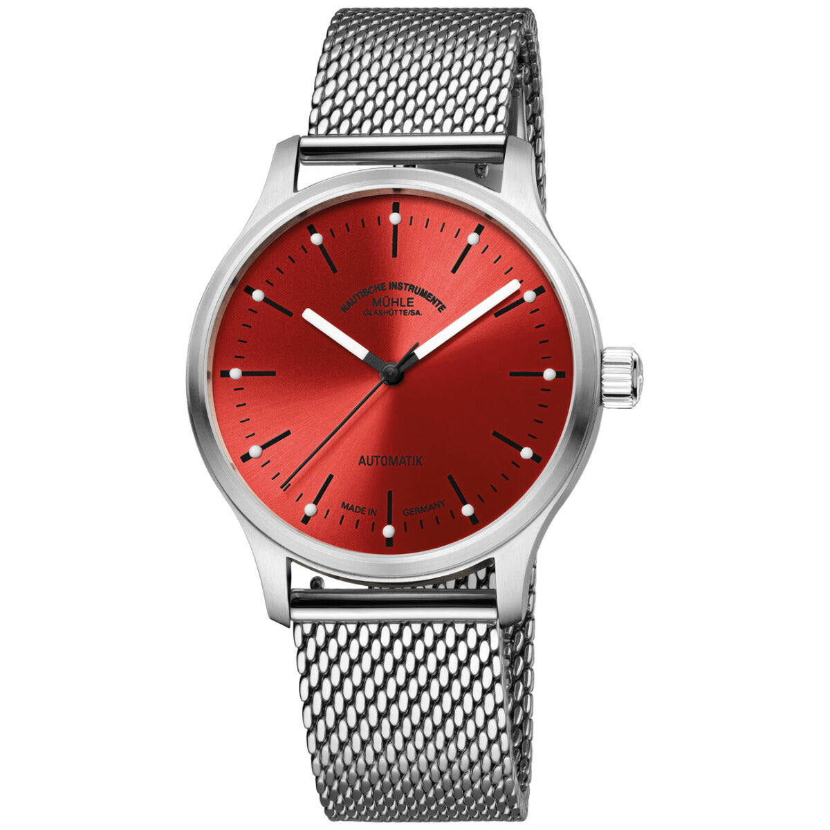 ミューレ グラスヒュッテ Muhle Glashutte パノヴァ レッド Panova Red 腕時計 メンズ 自動巻き M1-40-78-MB-II ドイツ製【正規品】【60回分割手数料無料!】