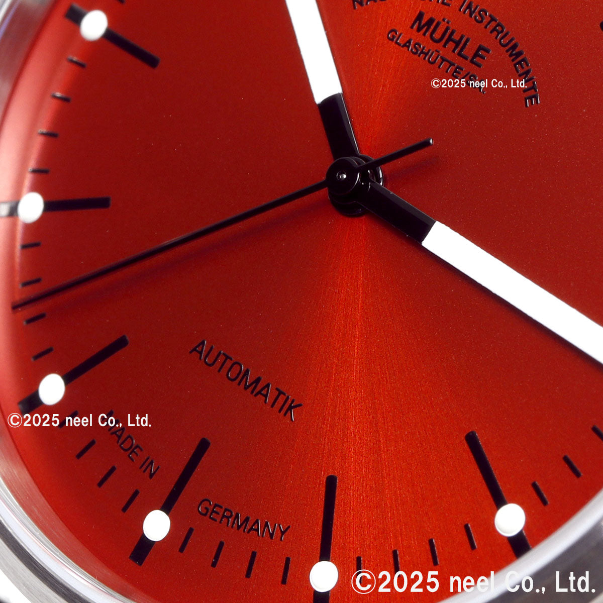 ミューレ グラスヒュッテ Muhle Glashutte パノヴァ レッド Panova Red 腕時計 メンズ 自動巻き M1-40-78-MB-II ドイツ製【正規品】【60回分割手数料無料!】