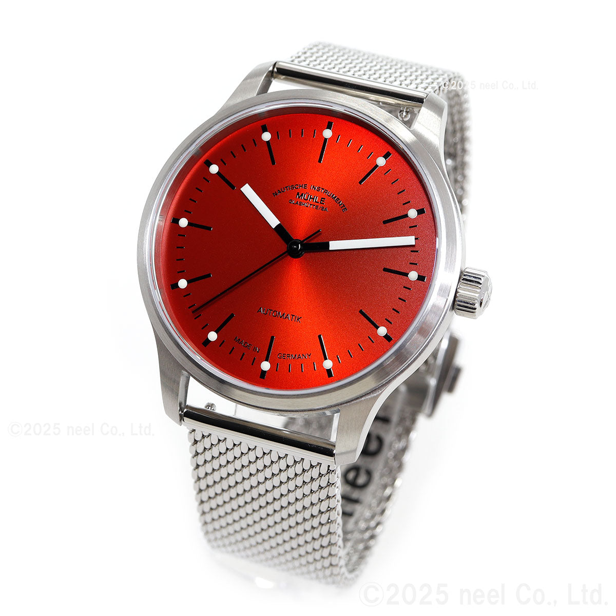 ミューレ グラスヒュッテ Muhle Glashutte パノヴァ レッド Panova Red 腕時計 メンズ 自動巻き M1-40-78-MB-II ドイツ製【正規品】【60回分割手数料無料!】
