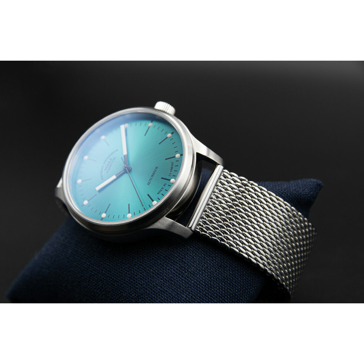 ミューレ グラスヒュッテ Muhle Glashutte パノヴァ ターコイズブルー Panova Turquoise Blue 腕時計 自動巻き M1-40-79-MB ドイツ製【正規品】【60回分割手数料無料!】