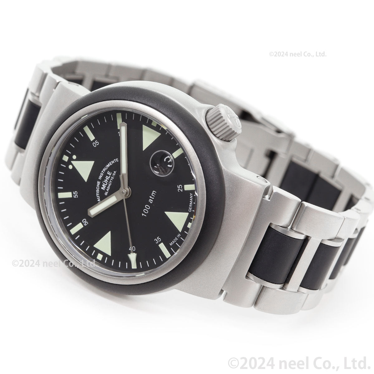ミューレ・グラスヒュッテ Muhle Glashutte S.A.R. Rescue-Timer レスキュー・タイマー 42mm 自動巻き メンズ 腕時計 M1-41-03-MB ドイツ製【正規品】【60回分割手数料無料!】