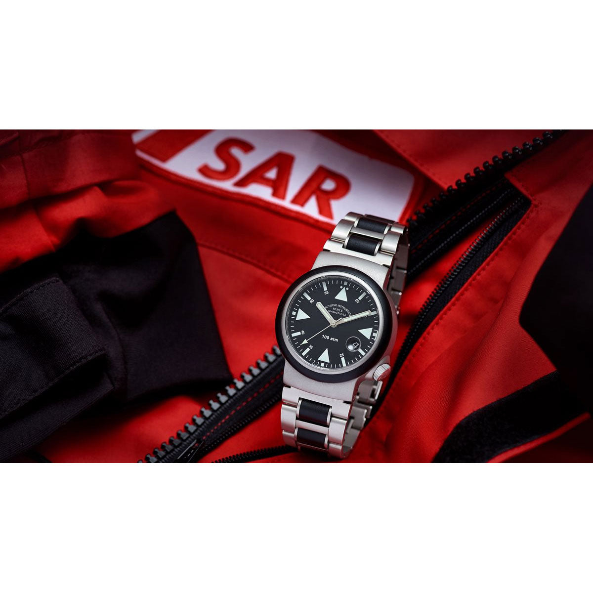 ミューレ・グラスヒュッテ Muhle Glashutte S.A.R. Rescue-Timer レスキュー・タイマー 42mm 自動巻き メンズ 腕時計 M1-41-03-MB ドイツ製【正規品】【60回分割手数料無料!】