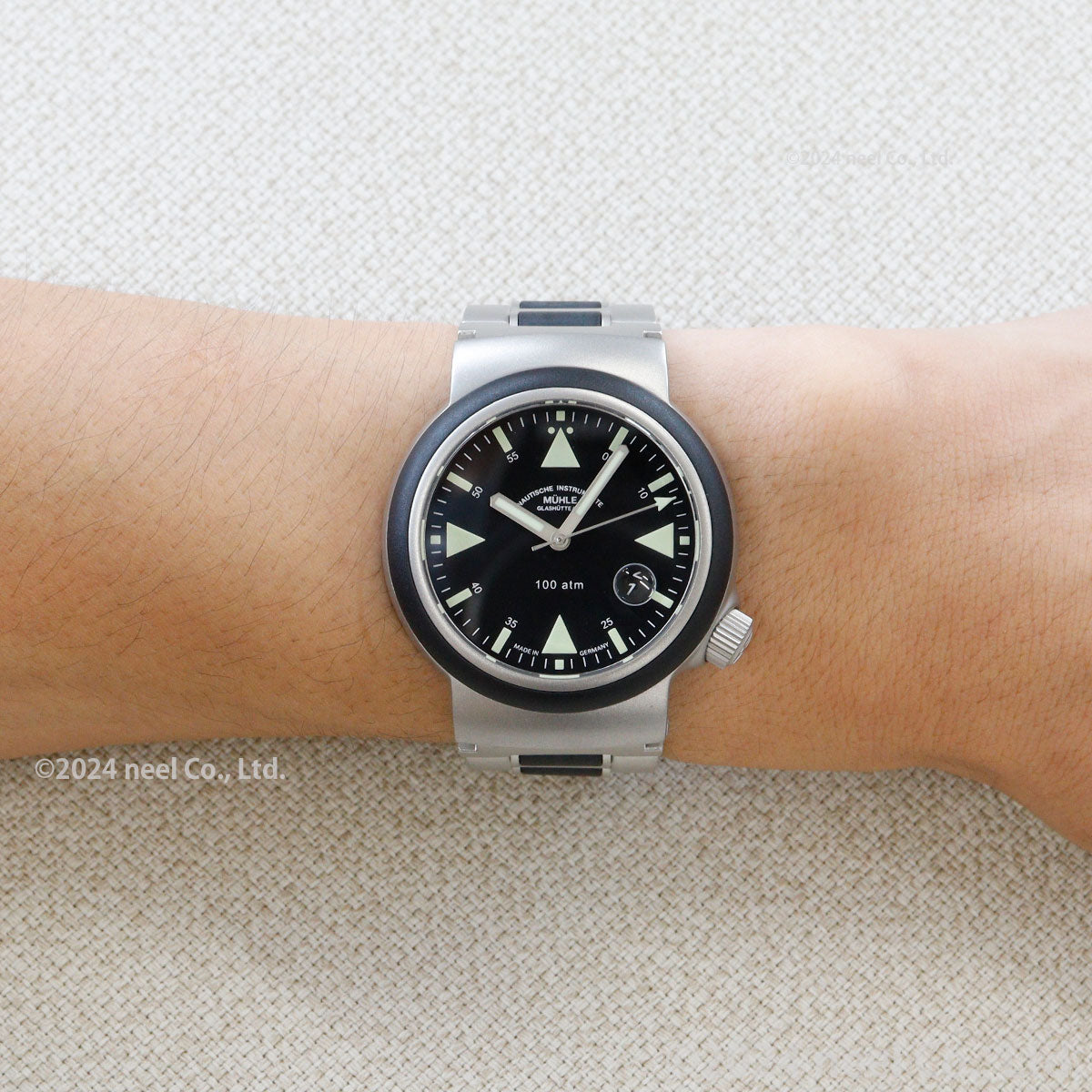 ミューレ・グラスヒュッテ Muhle Glashutte S.A.R. Rescue-Timer レスキュー・タイマー 42mm 自動巻き メンズ 腕時計 M1-41-03-MB ドイツ製【正規品】【60回分割手数料無料!】