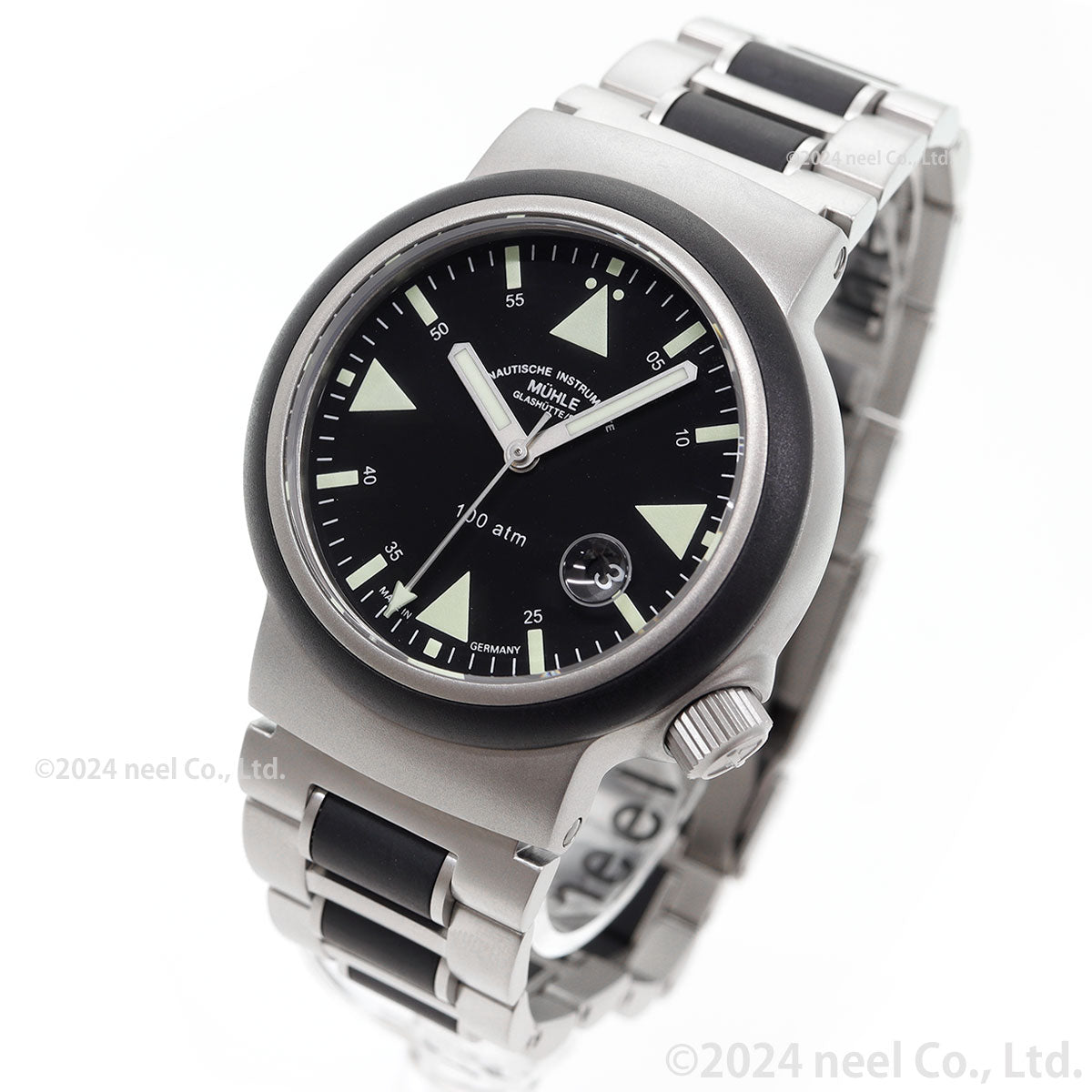 ミューレ・グラスヒュッテ Muhle Glashutte S.A.R. Rescue-Timer レスキュー・タイマー 42mm 自動巻き メンズ 腕時計 M1-41-03-MB ドイツ製【正規品】【60回分割手数料無料!】