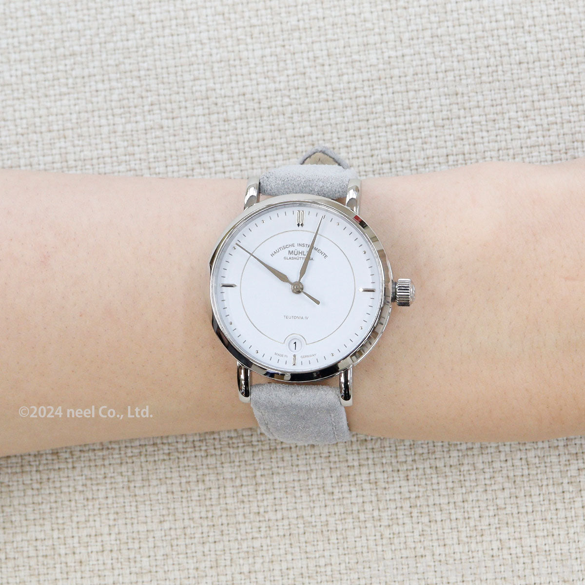 ミューレ・グラスヒュッテ Muhle Glashutte Teutonia IV Lady 33.5mm 自動巻き レディース 腕時計 M1-44-52-LB-V-V ドイツ製【正規品】【60回分割手数料無料!】
