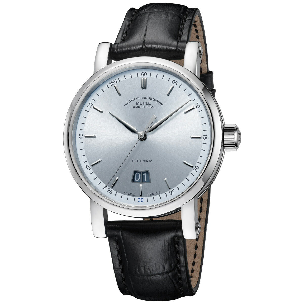 ミューレ グラスヒュッテ Muhle Glashutte テイトニア IV ビッグデイト エディション1994 自動巻き 腕時計 M1-44-72-1994-LB【正規品】【60回分割手数料無料!】