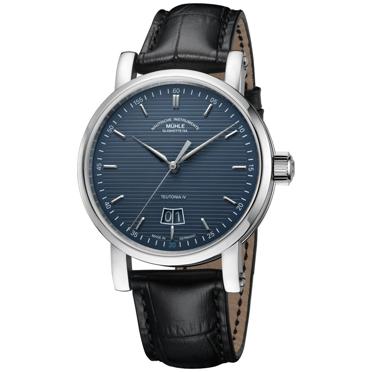 ミューレ グラスヒュッテ Muhle Glashutte テイトニア IV ビッグデイト エディション1994 自動巻き 腕時計 M1-44-75-1994-LB【正規品】【60回分割手数料無料!】